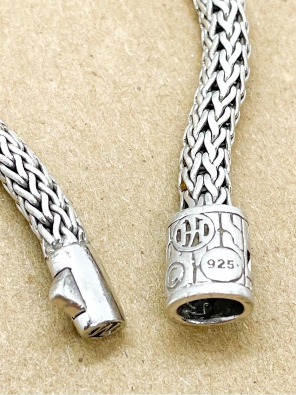 John Hardy Silver Icon Bracelet with Black Pavé Bead - Picture 5 of 5